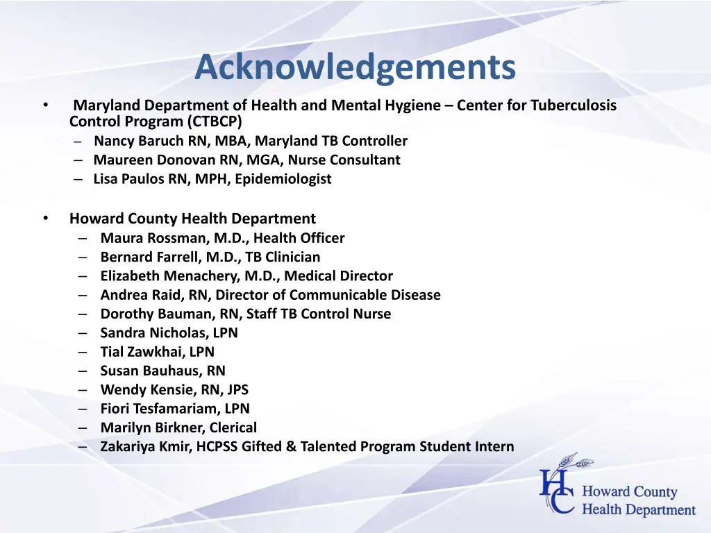 acknowledgements