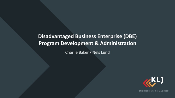 disadvantaged business enterprise dbe program