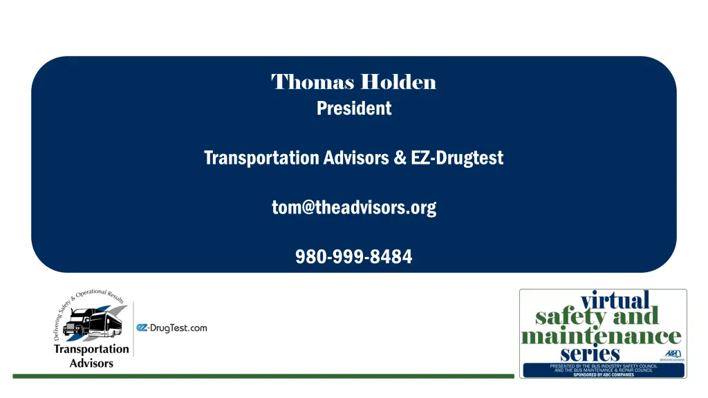 thomas holden president