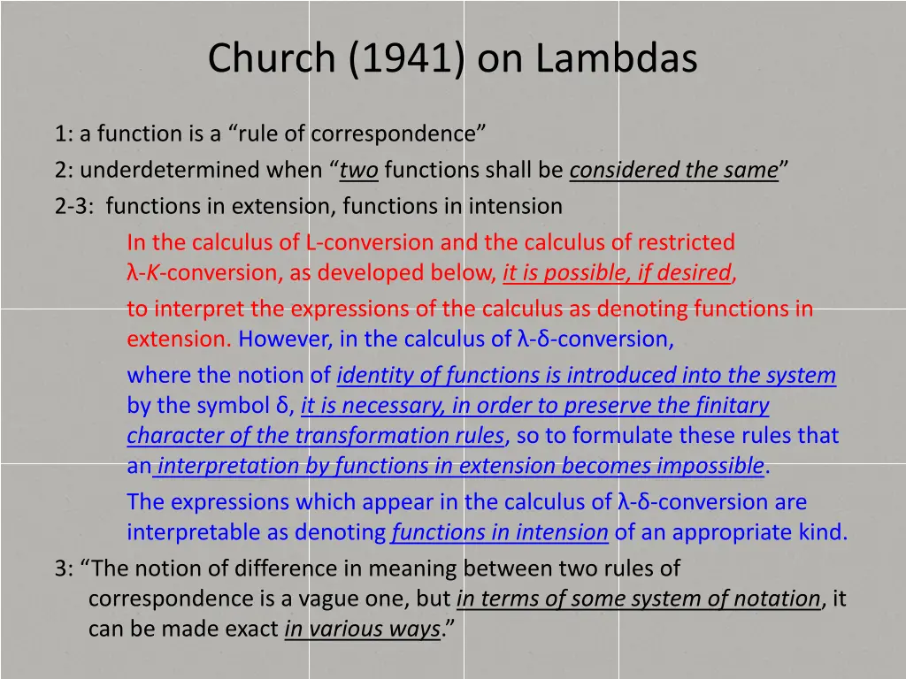 church 1941 on lambdas