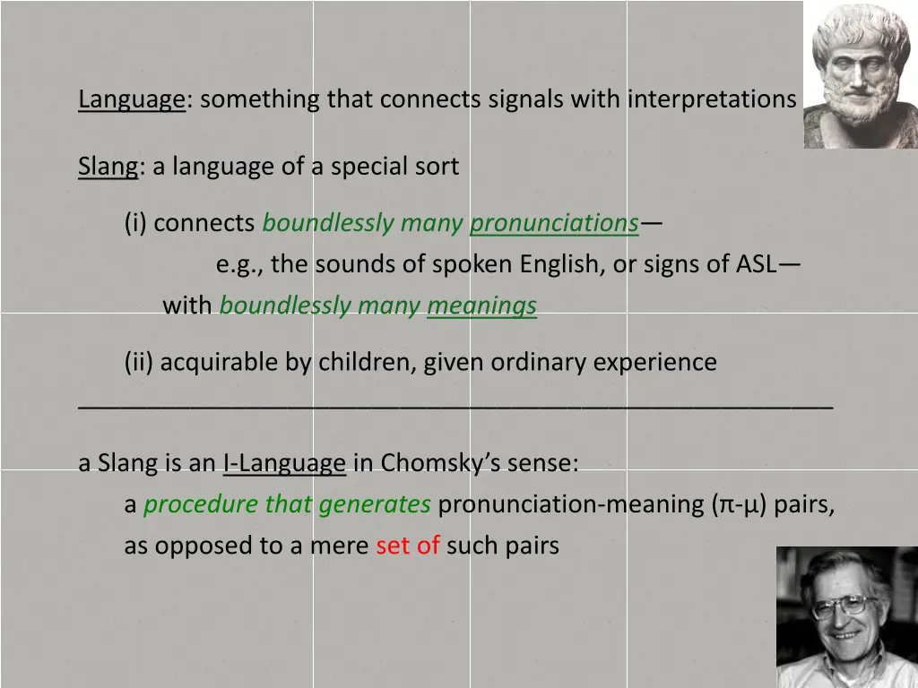 language something that connects signals with 1