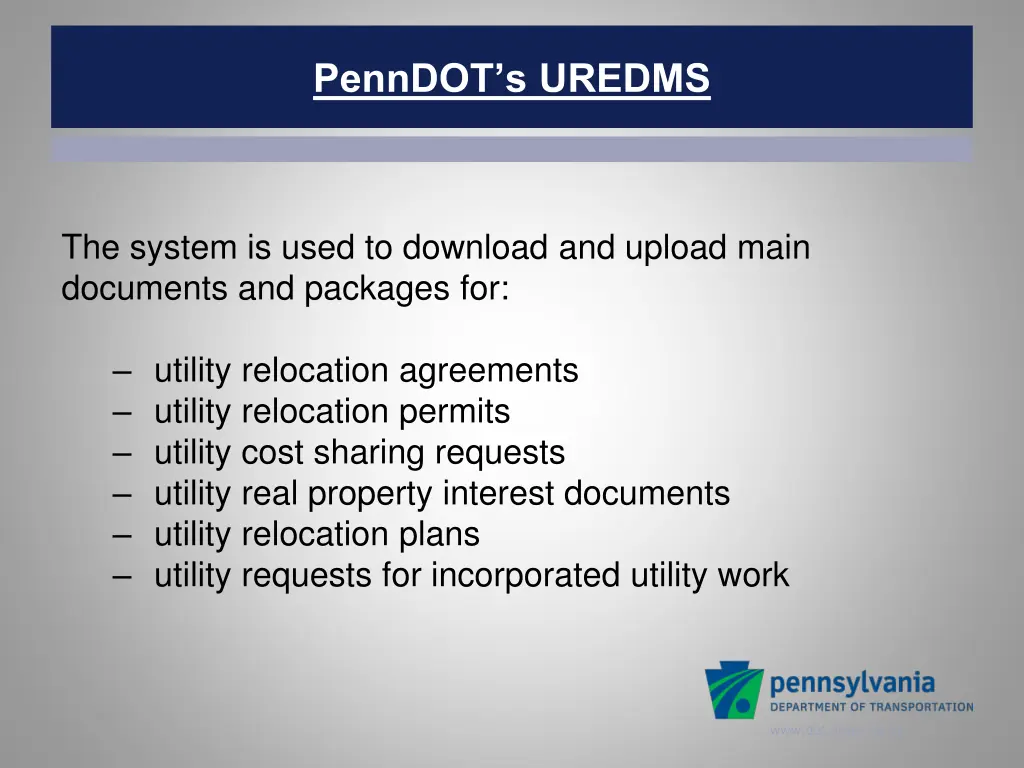 penndot s uredms 1