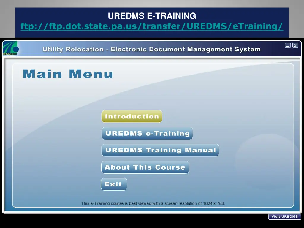 uredms e training