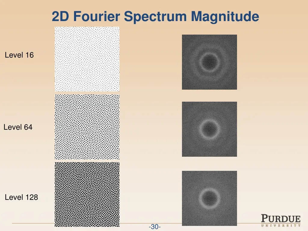 2d fourier spectrum magnitude