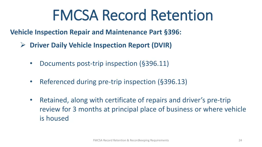 fmcsa record retention fmcsa record retention 19