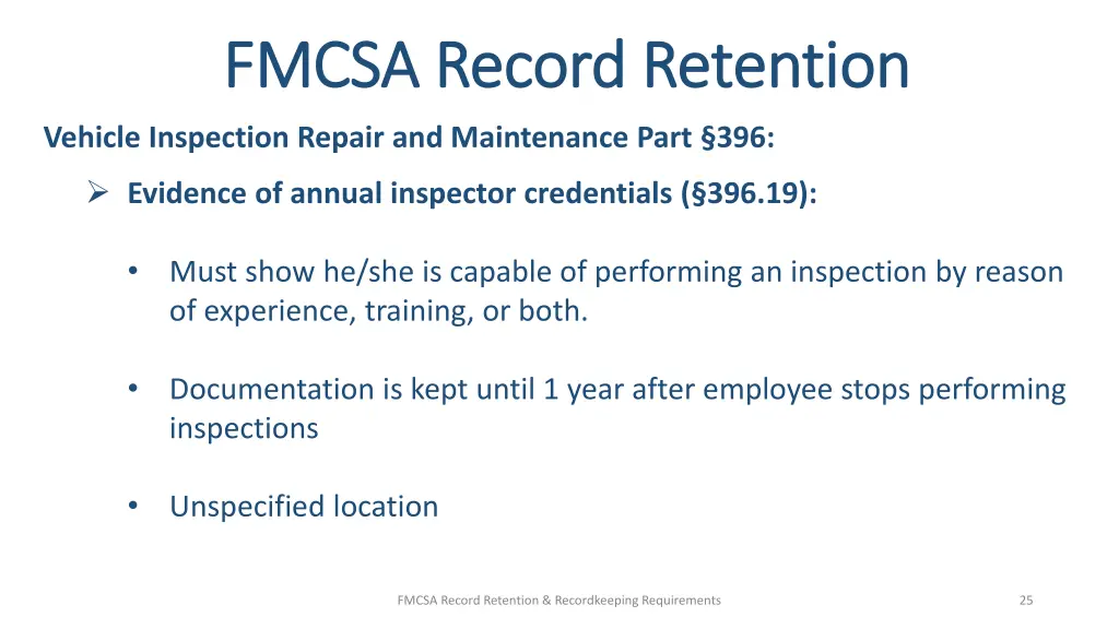 fmcsa record retention fmcsa record retention 20