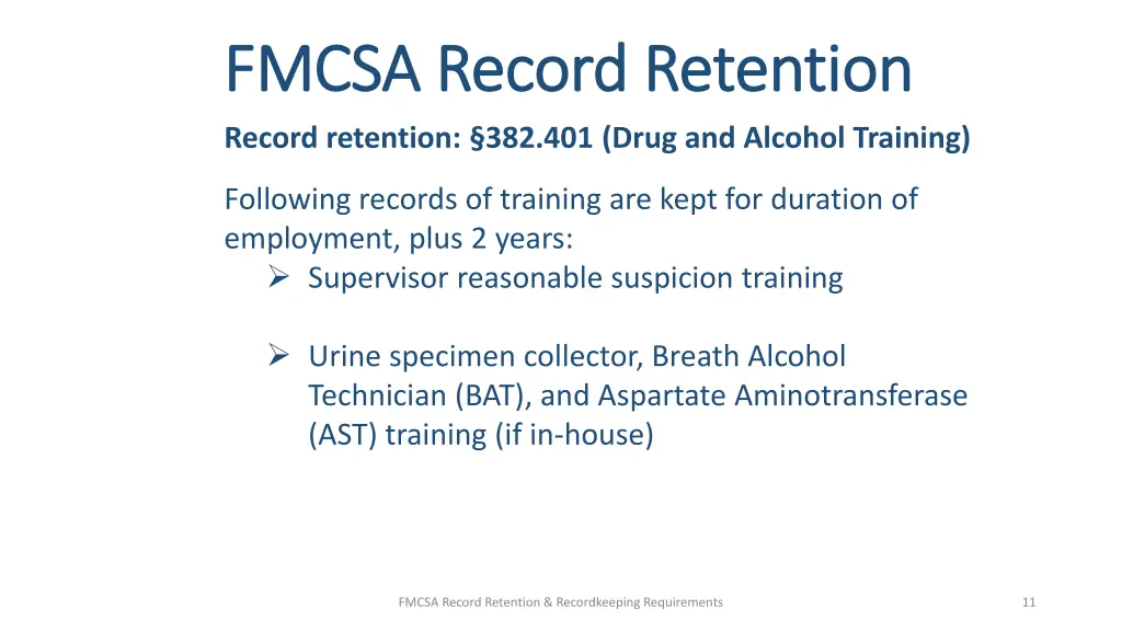 fmcsa record retention fmcsa record retention 6