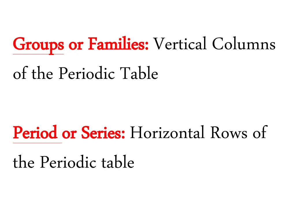 groups groups or families or families vertical