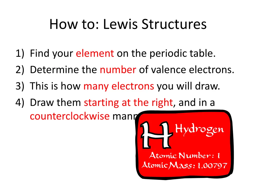 how to lewis structures