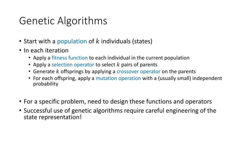 genetic algorithms 1