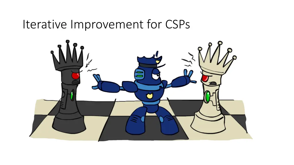 iterative improvement for csps