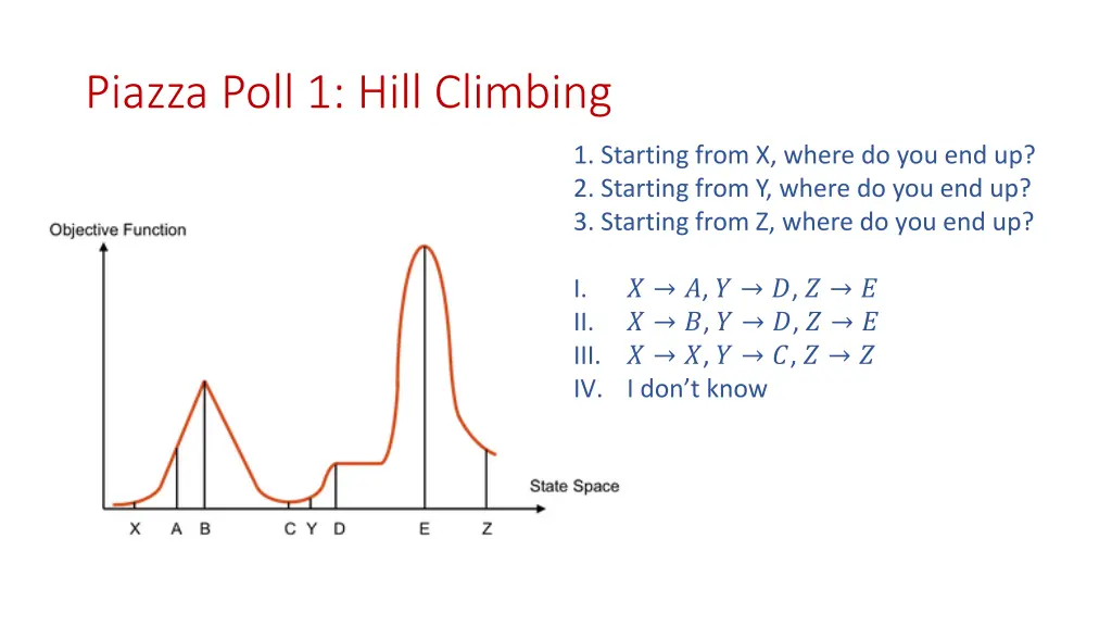 piazza poll 1 hill climbing