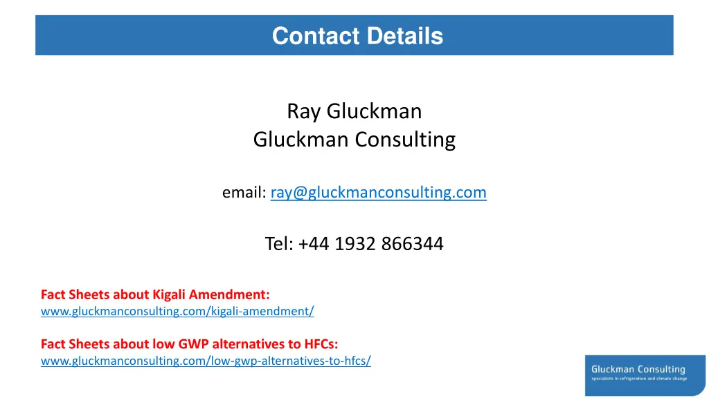 contact details