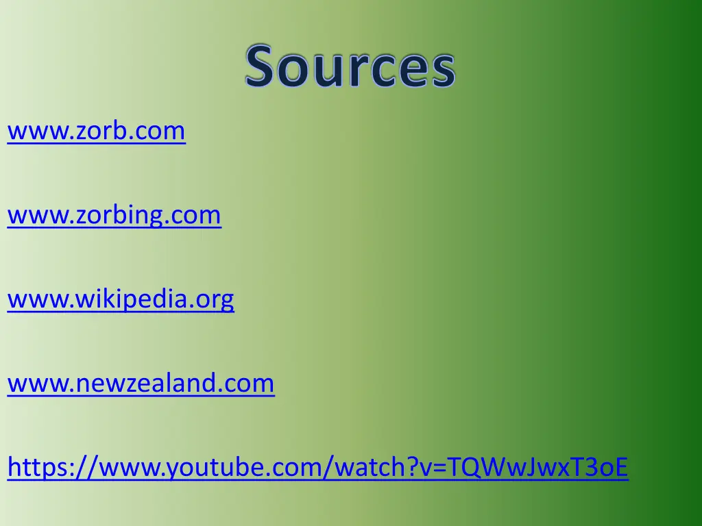 sources