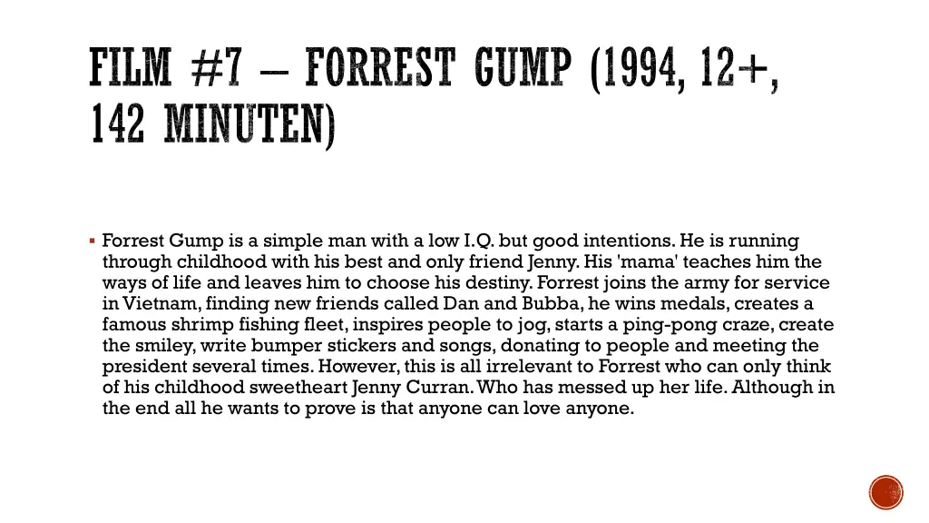 film 7 forrest gump 1994 12 142 minuten