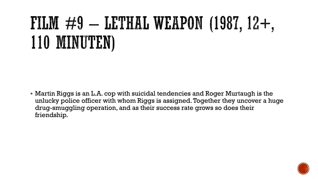 film 9 lethal weapon 1987 12 110 minuten