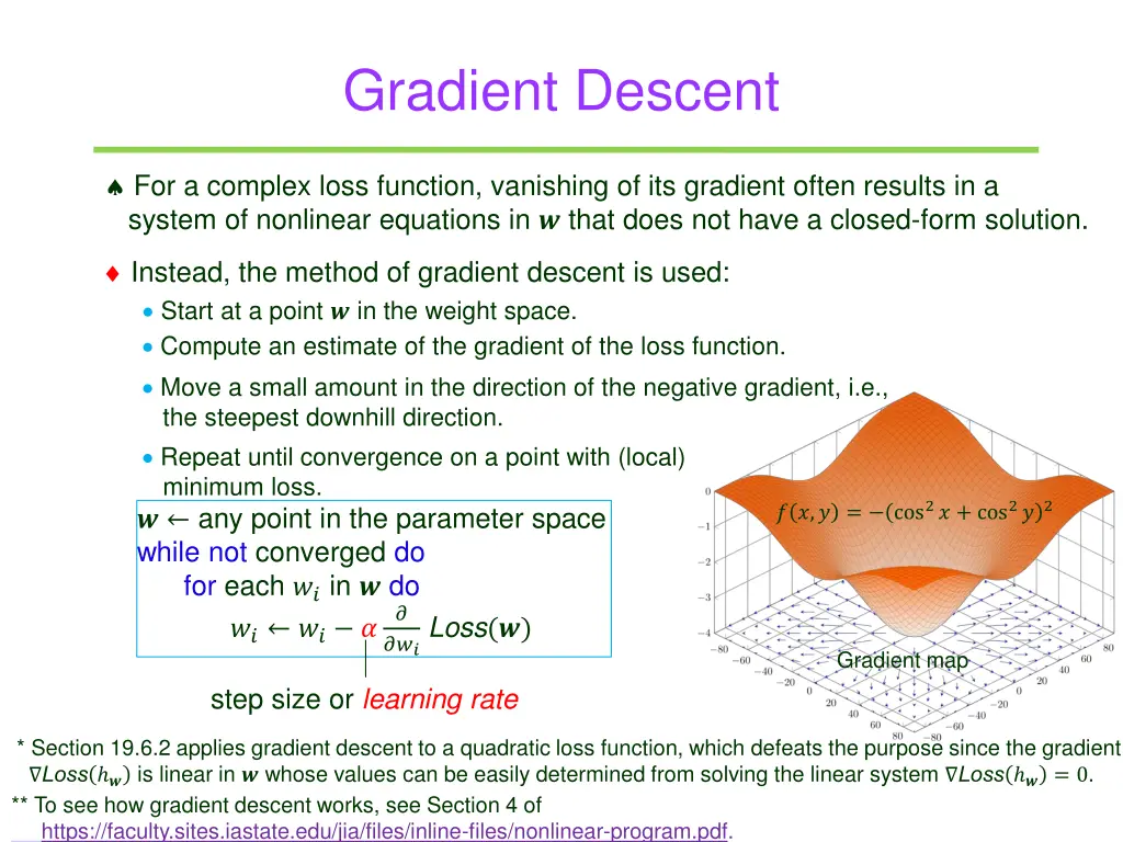 gradient descent