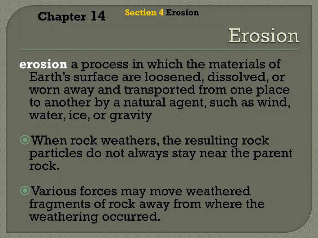 section 4 erosion