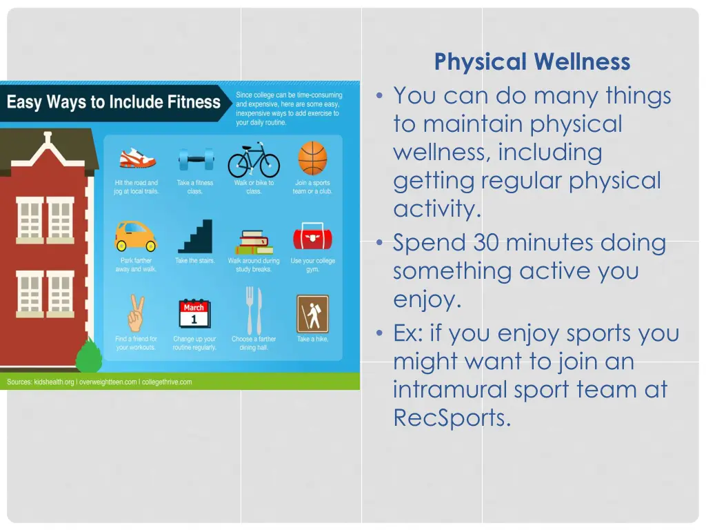 physical wellness you can do many things