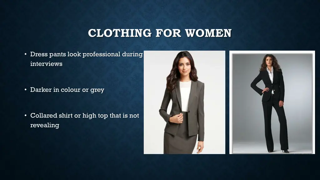 clothing for women