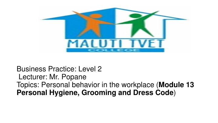 business practice level 2 lecturer mr popane