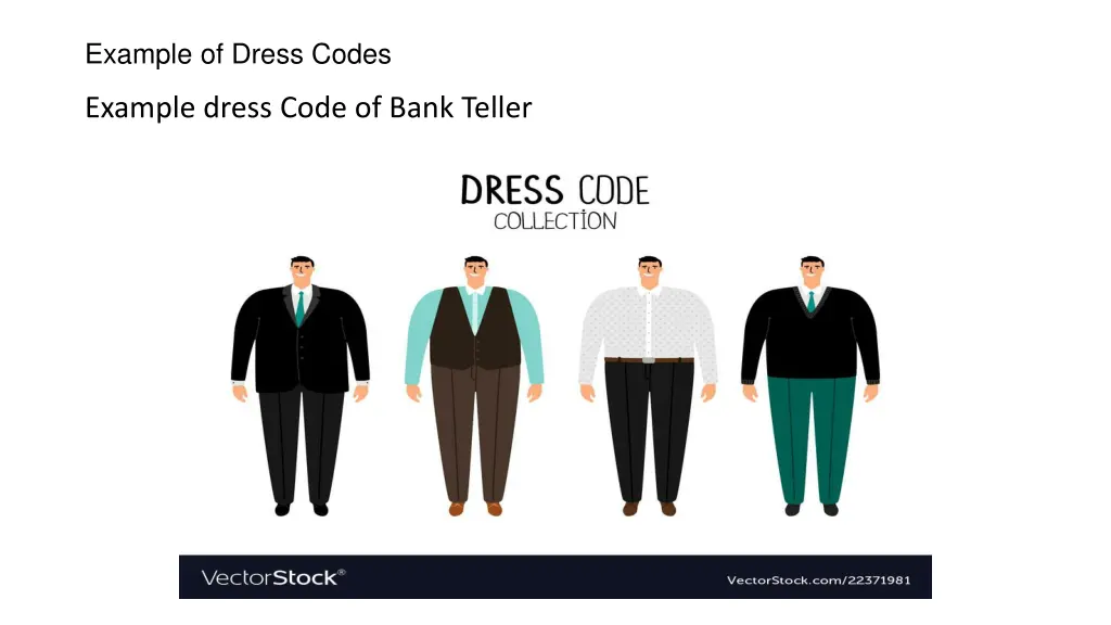 example of dress codes