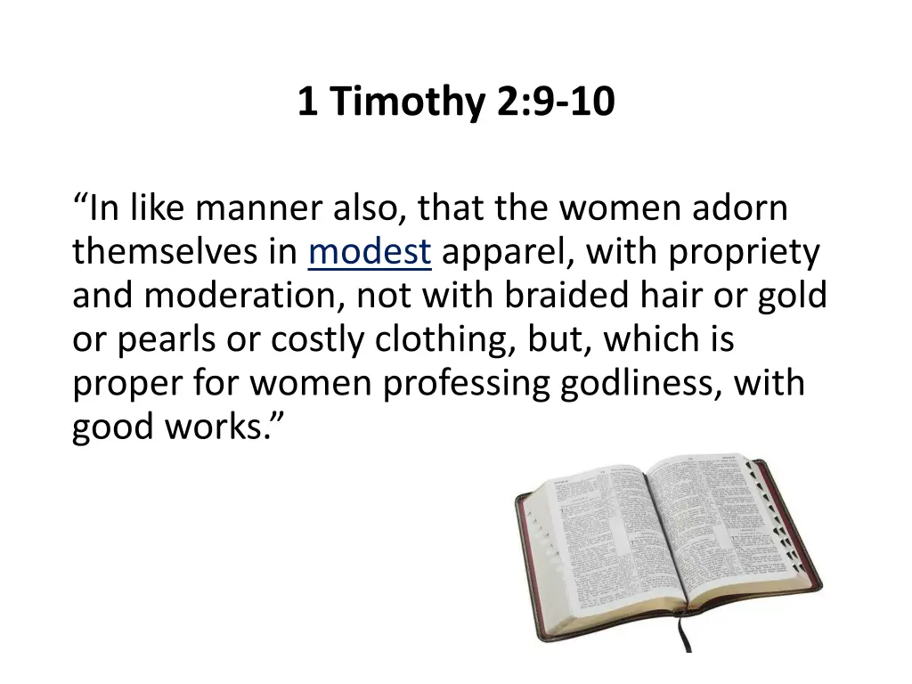 1 timothy 2 9 10 1