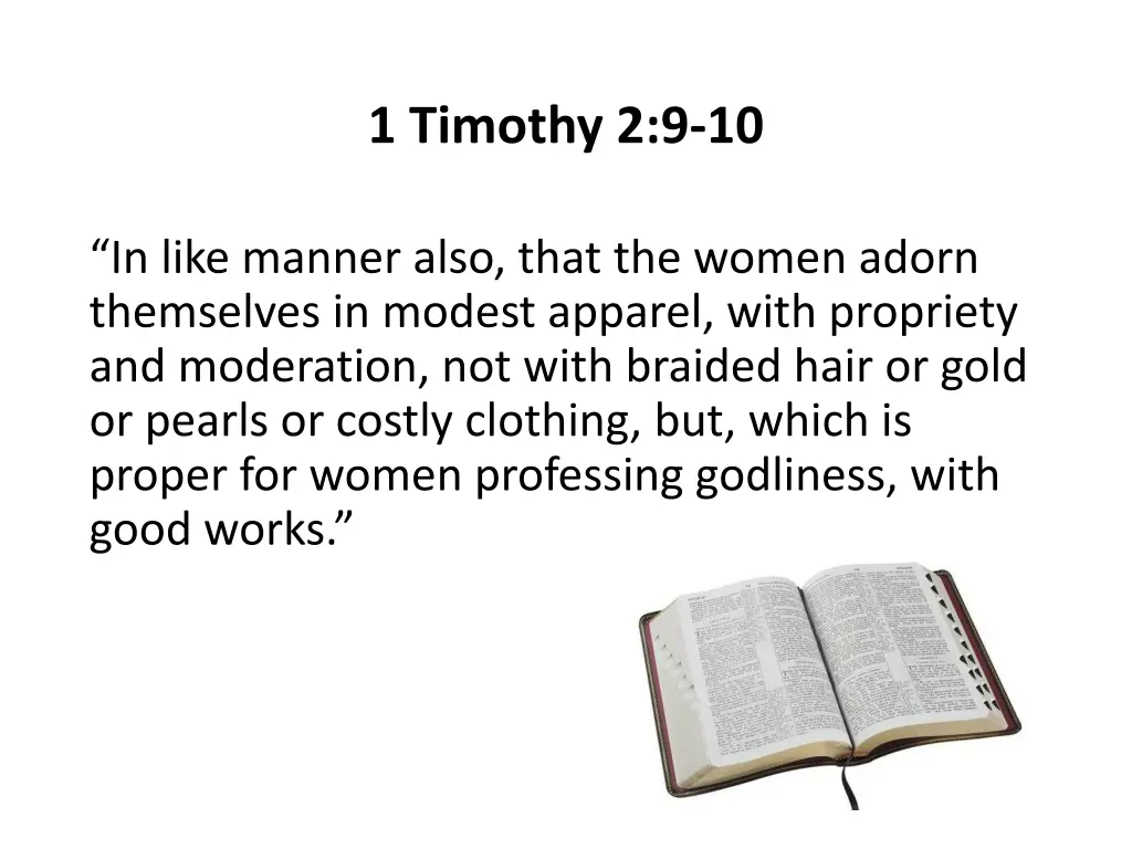 1 timothy 2 9 10