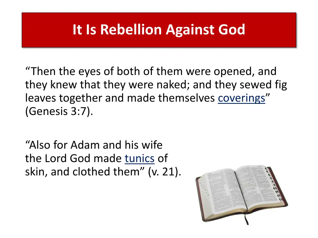 it is rebellion against god 2