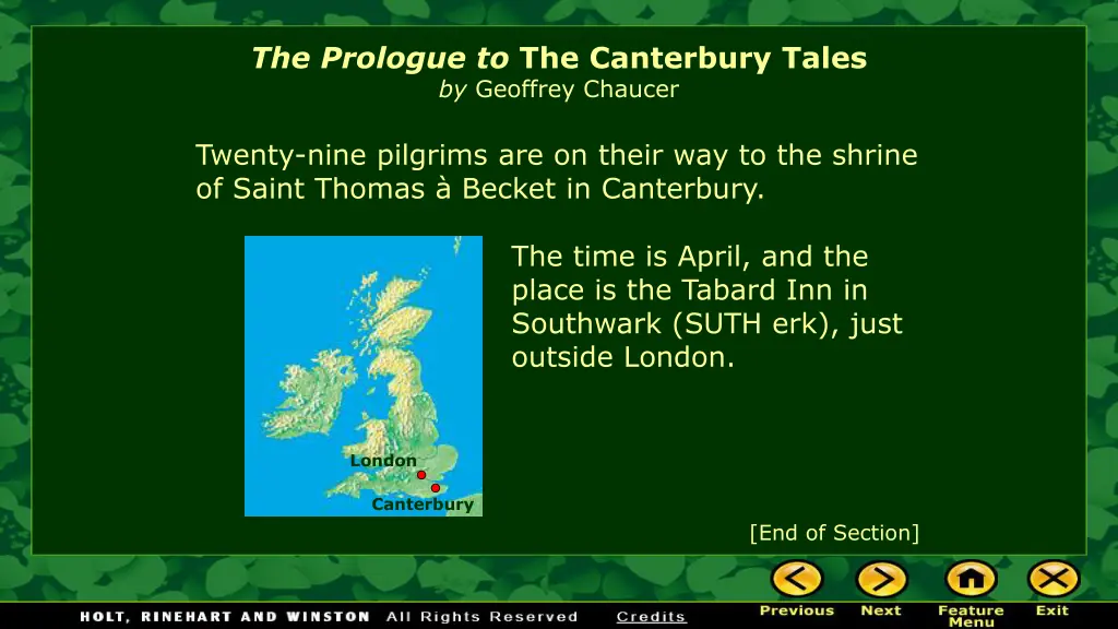 the prologue to the canterbury tales by geoffrey