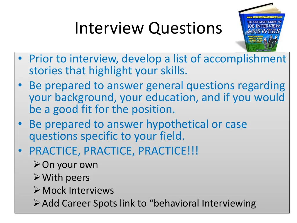 interview questions