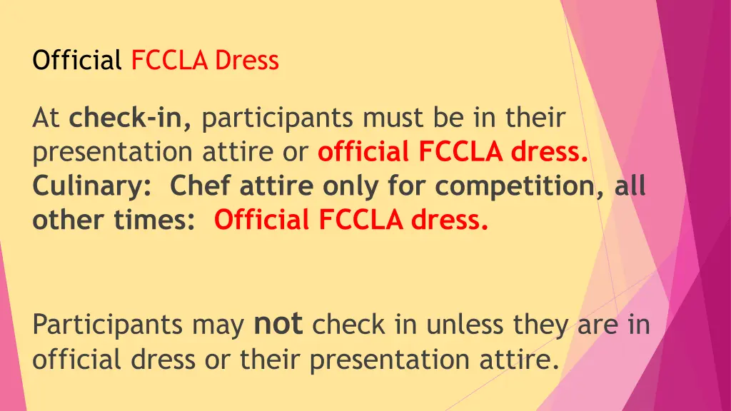 official fccla dress