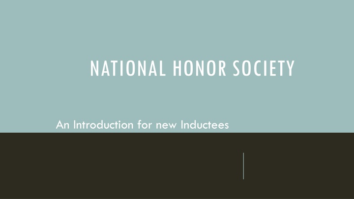 national honor society