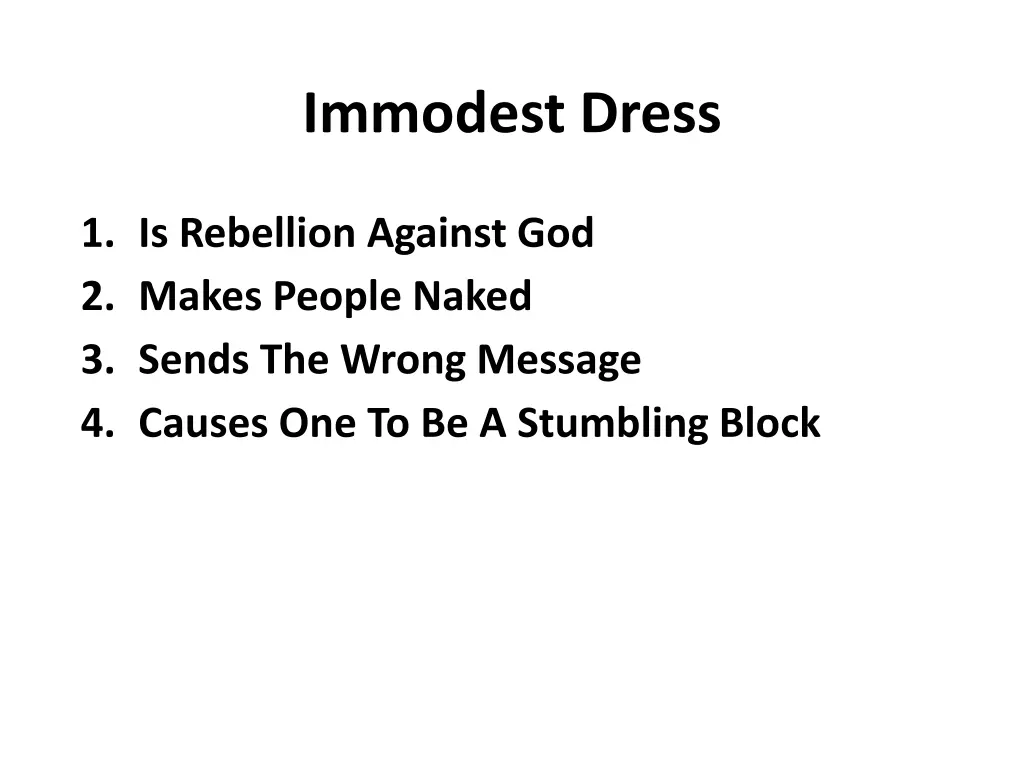 immodest dress 1