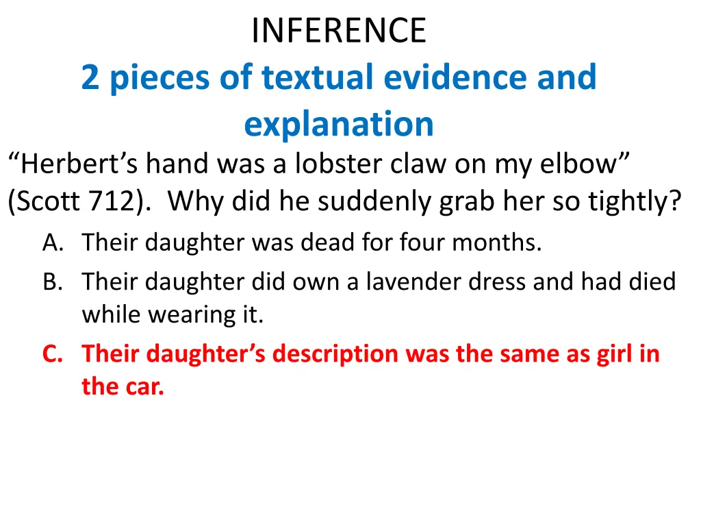 inference 1