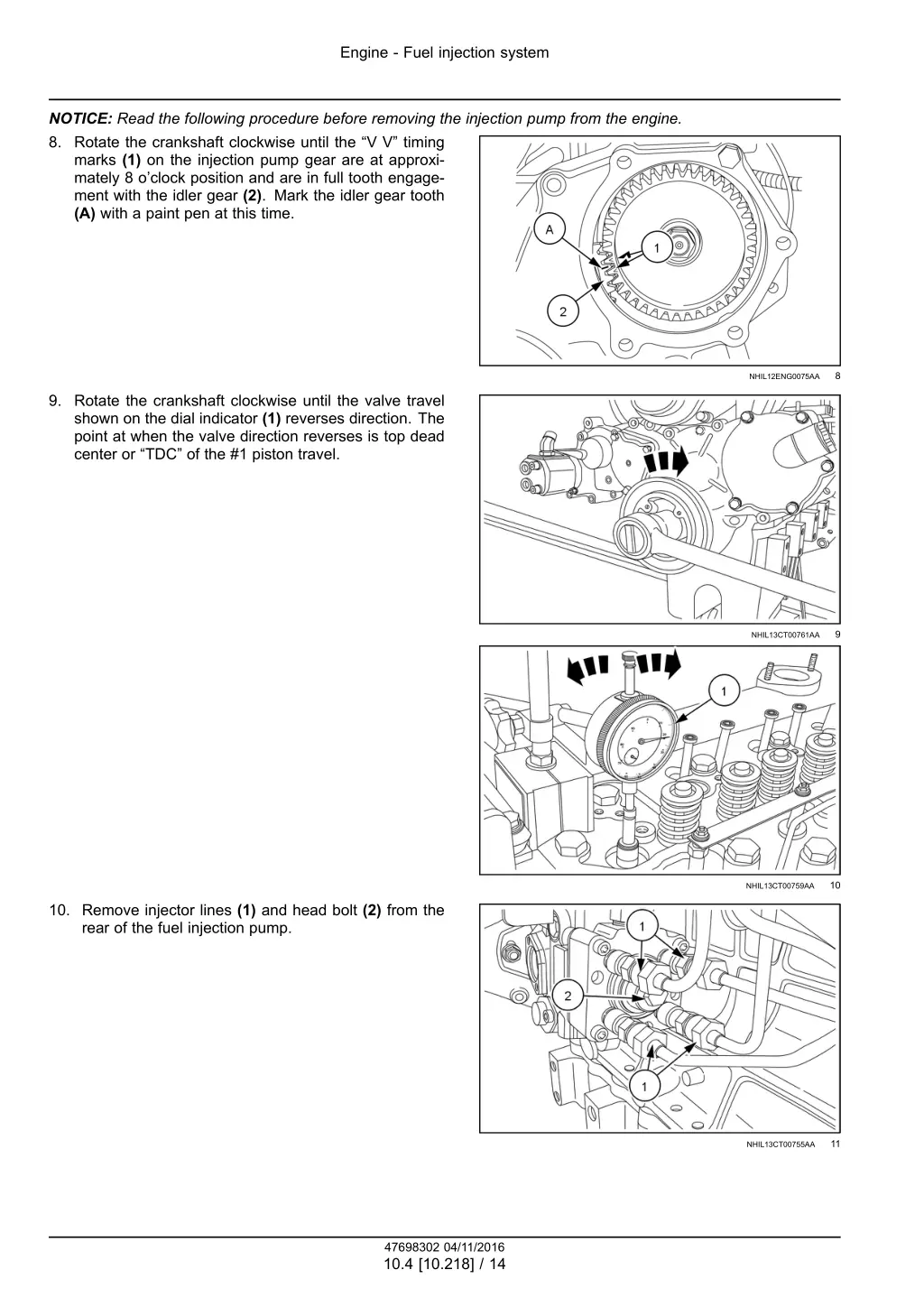 engine fuel injection system 2