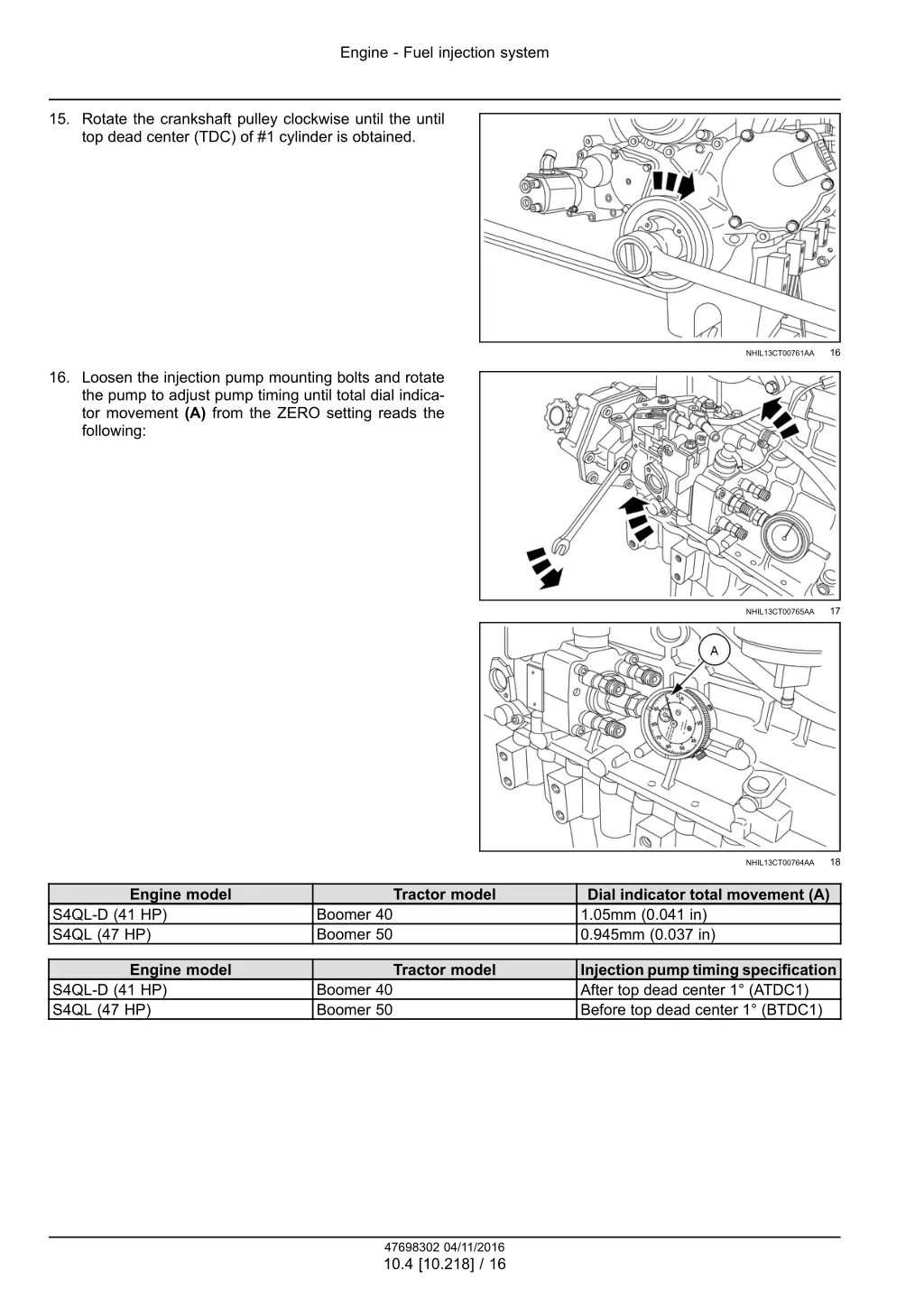 engine fuel injection system 4