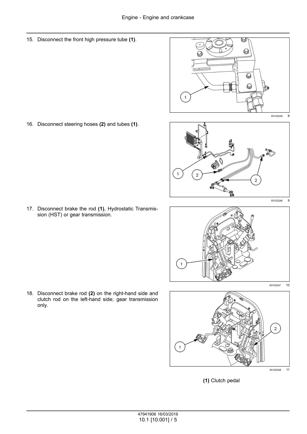 engine engine and crankcase 2