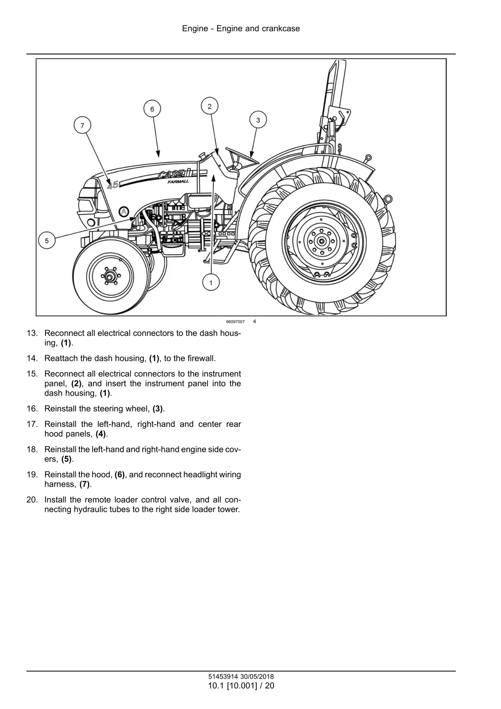 engine engine and crankcase 12