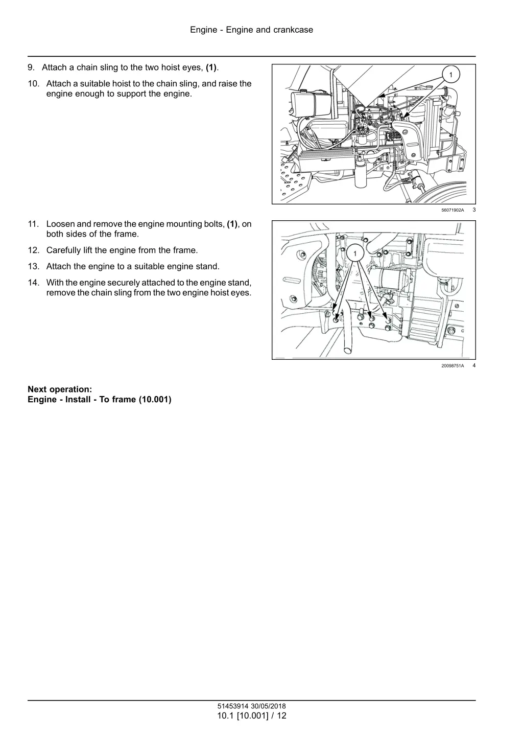 engine engine and crankcase 5