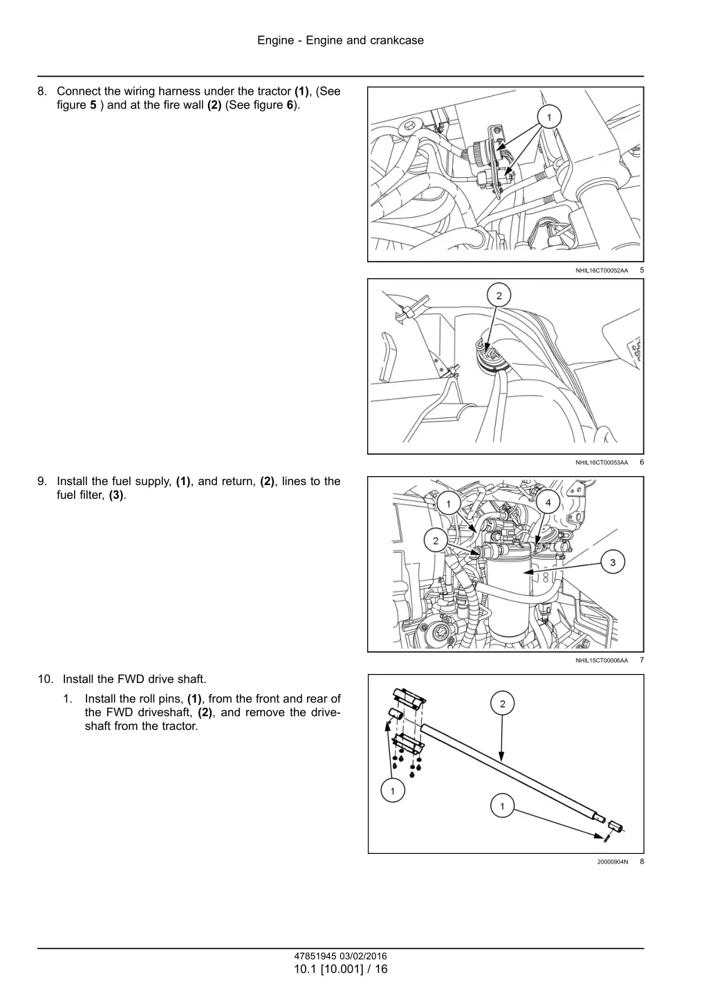 engine engine and crankcase 13