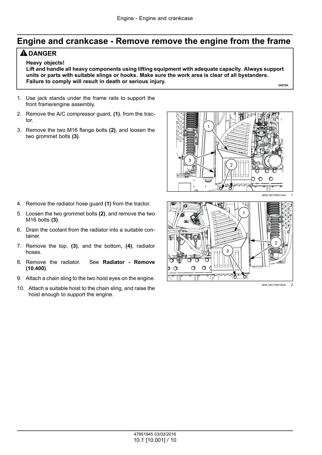 engine engine and crankcase 7