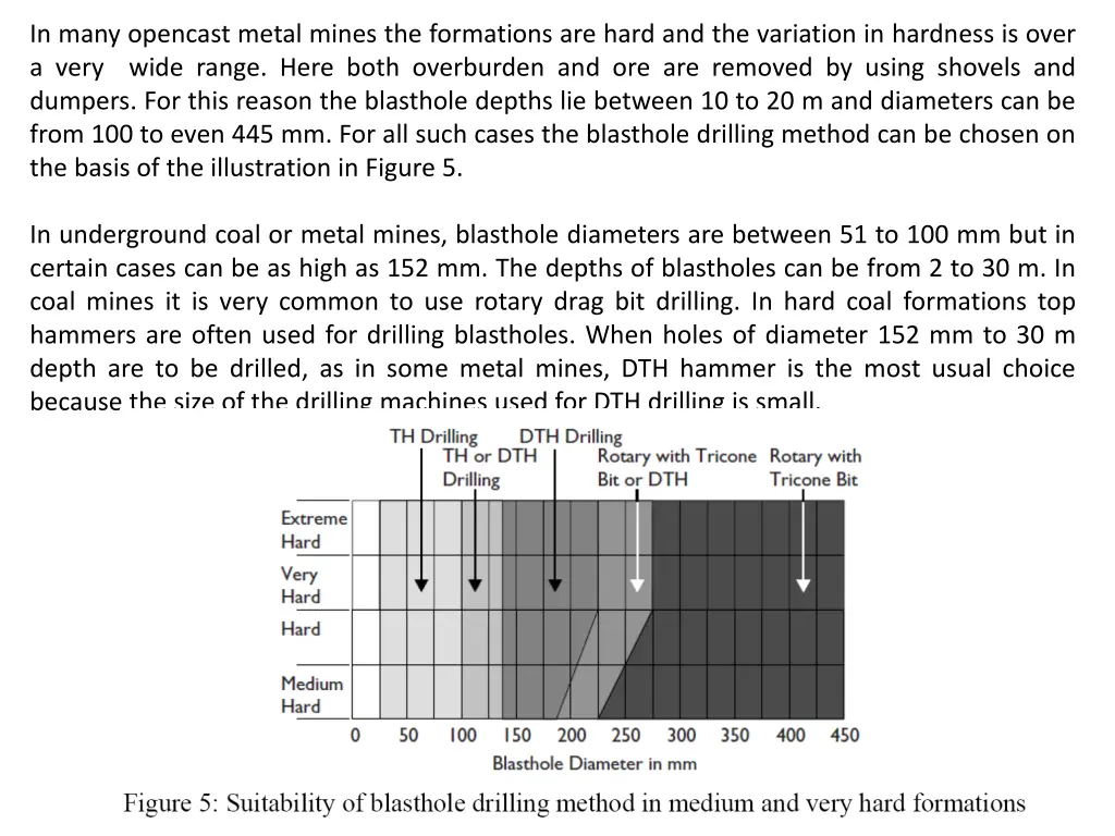 in many opencast metal mines the formations