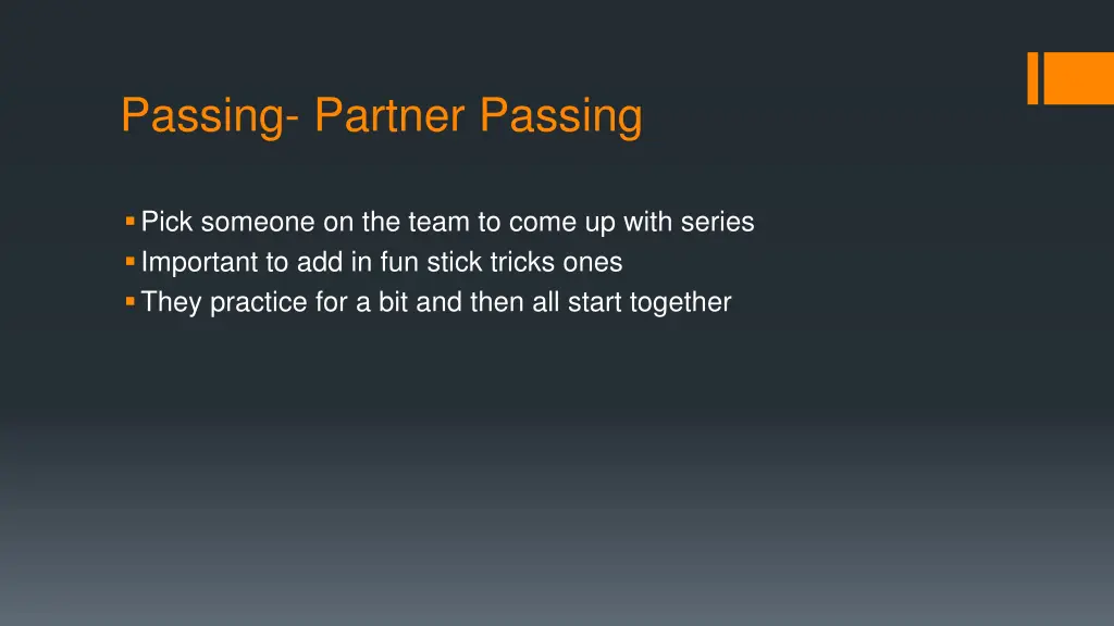 passing partner passing