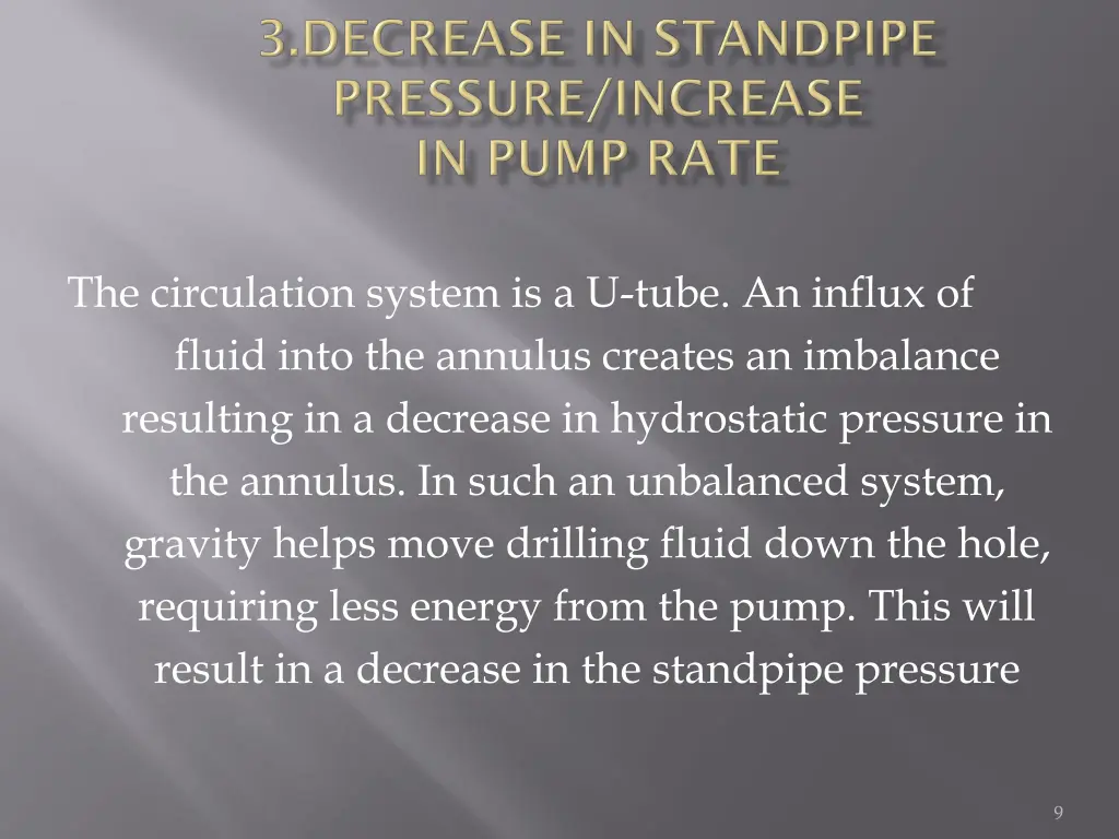 the circulation system is a u tube an influx