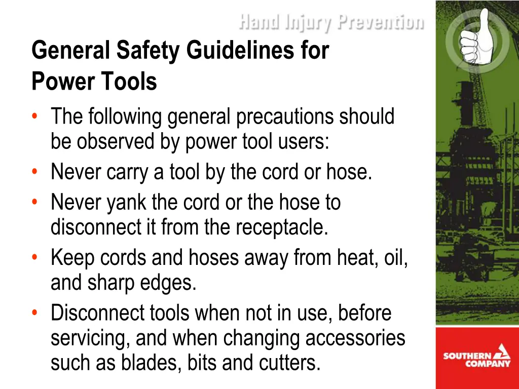 general safety guidelines for power tools 2