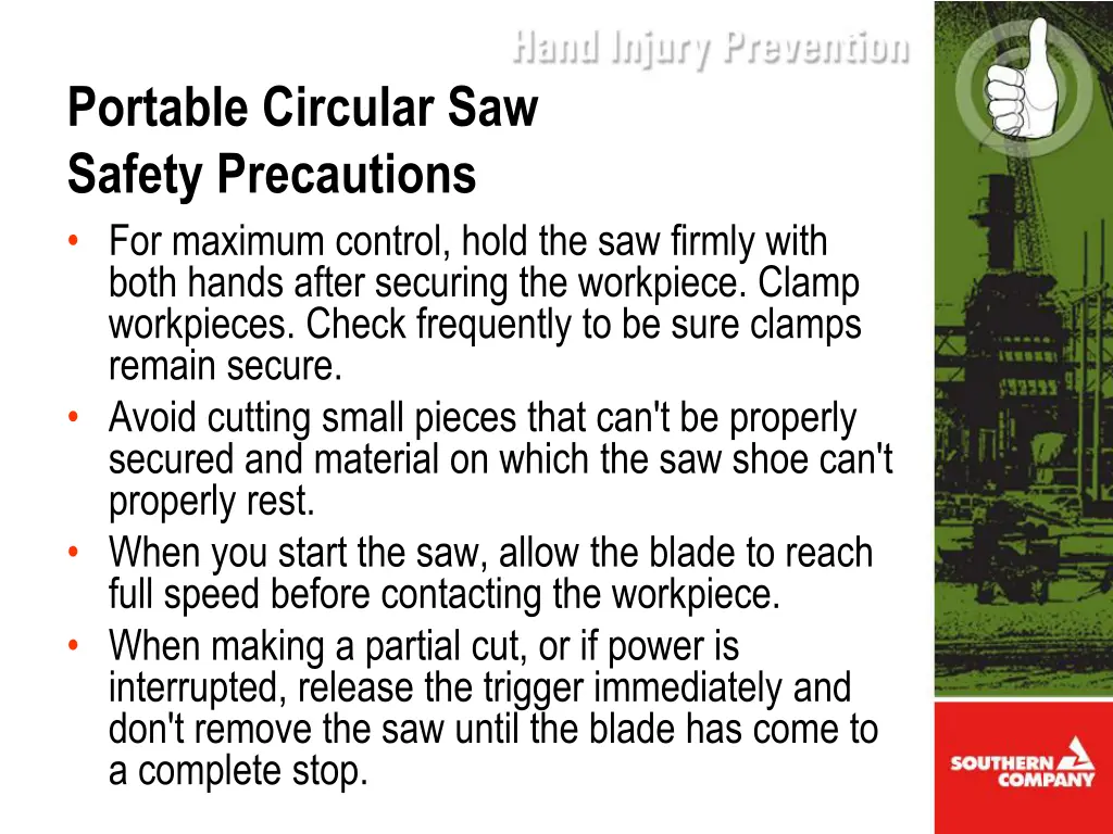 portable circular saw safety precautions 1