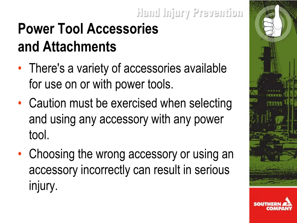 power tool accessories and attachments there