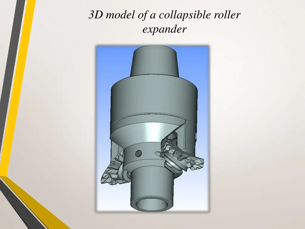 3d model of a collapsible roller expander