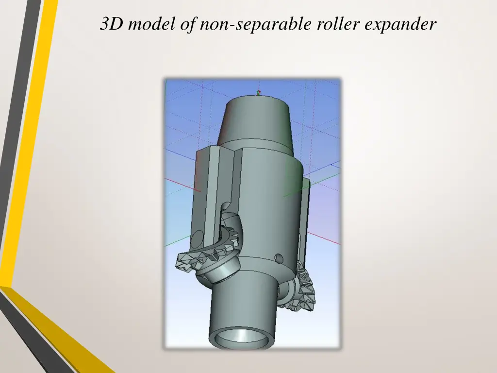 3d model of non separable roller expander